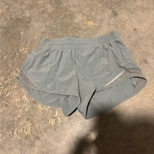 Lululemon Hotty Hot Gray/Blue Athletic Shorts